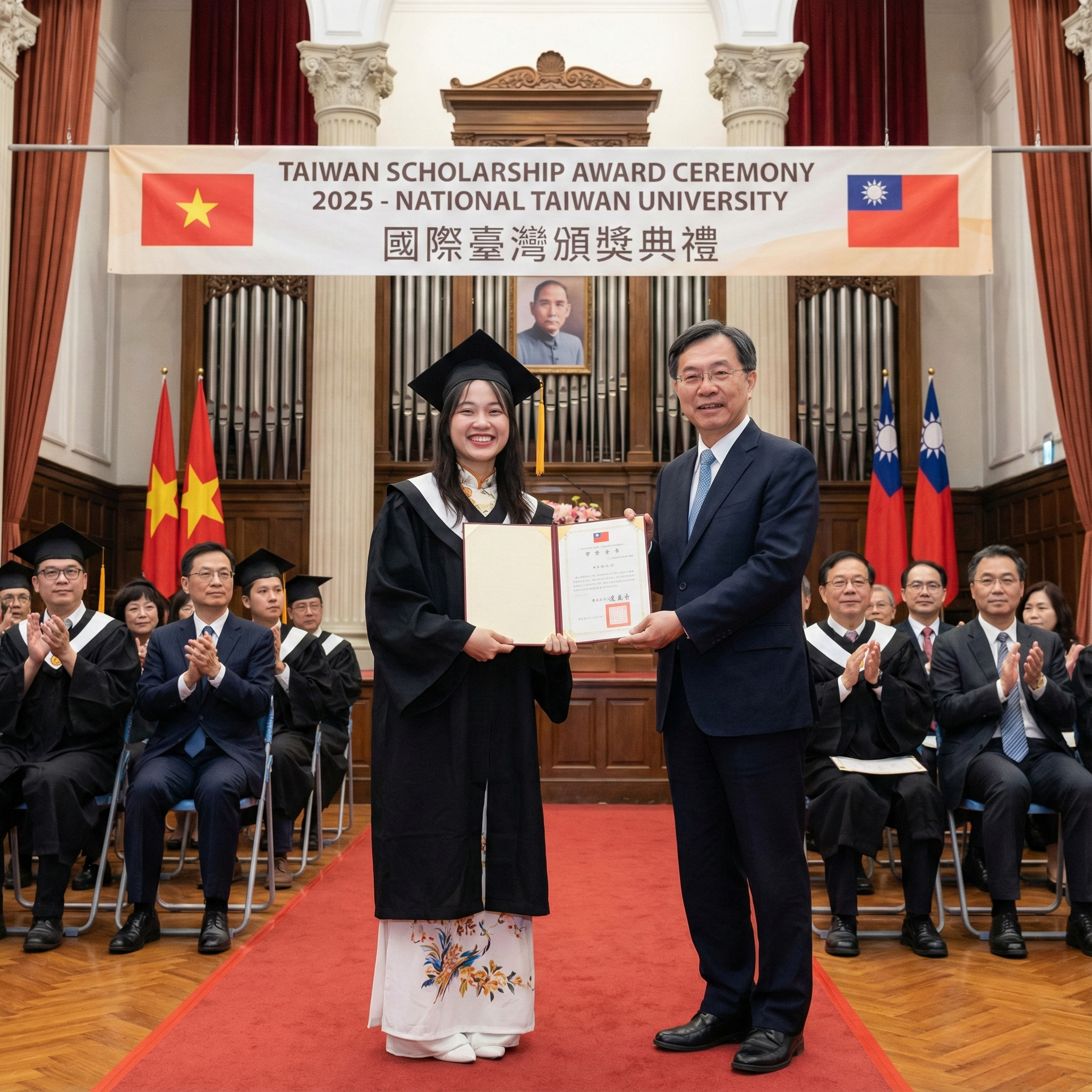 Students participating in a lively night market, enjoying local food