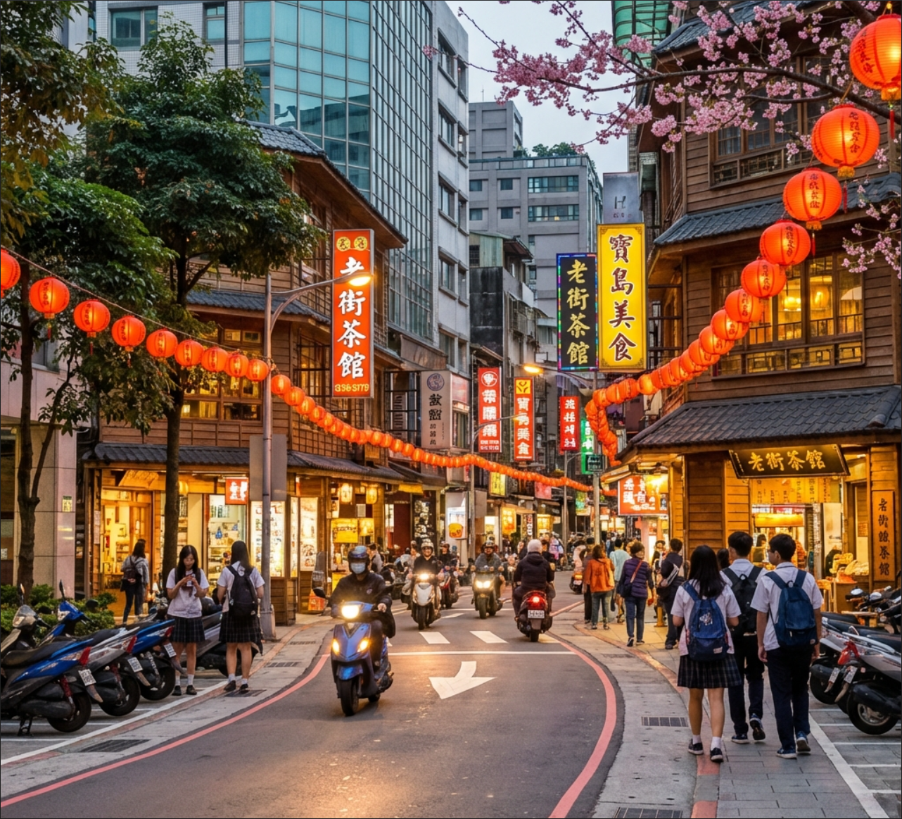 Serene sunset at Sun Moon Lake Taiwan representing ideal safe environment
